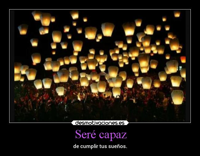 Seré capaz -