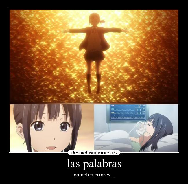 las palabras -