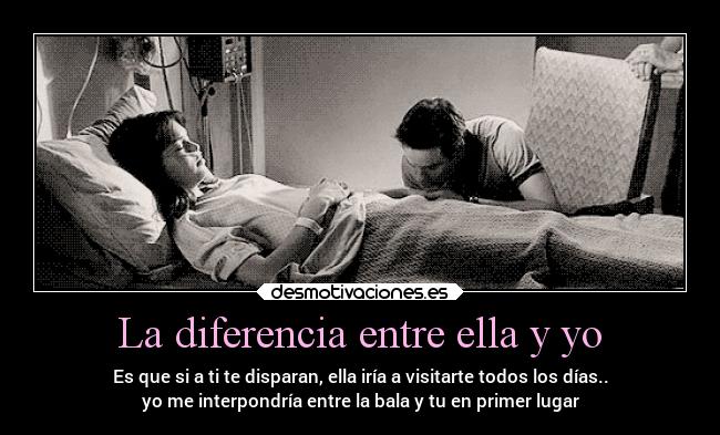 La diferencia entre ella y yo -