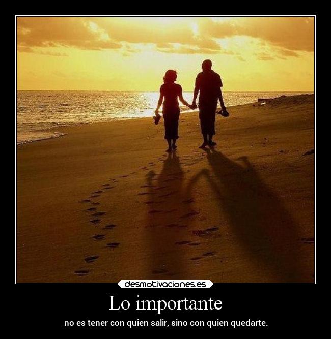 Lo importante - 