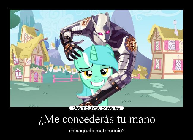 ¿Me concederás tu mano - 