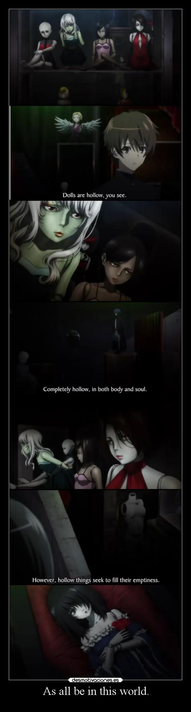 As all be in this world. - 