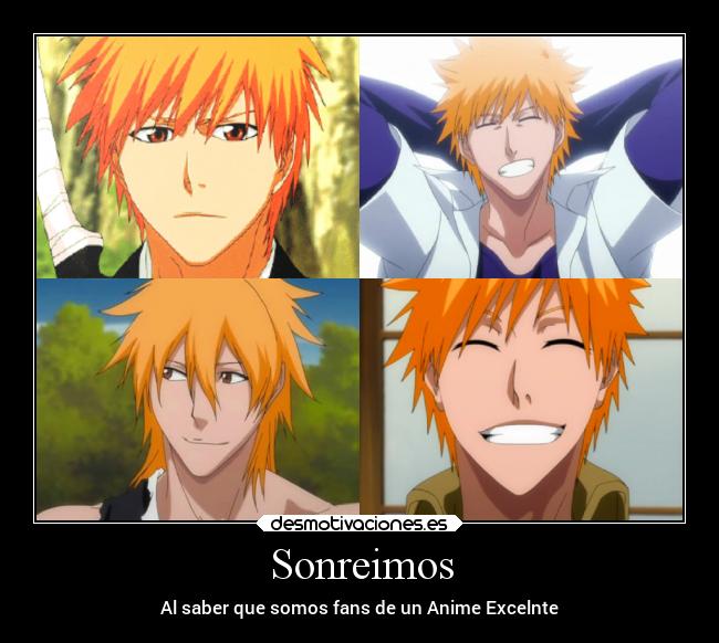 Sonreimos - Al saber que somos fans de un Anime Excelnte