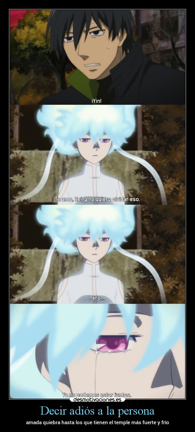 Decir adiós a la persona - amada quiebra hasta los que tienen el temple más fuerte y frío