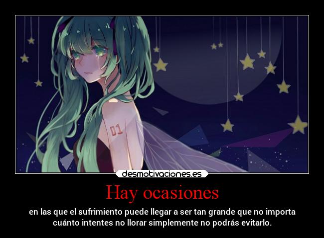 Hay ocasiones -