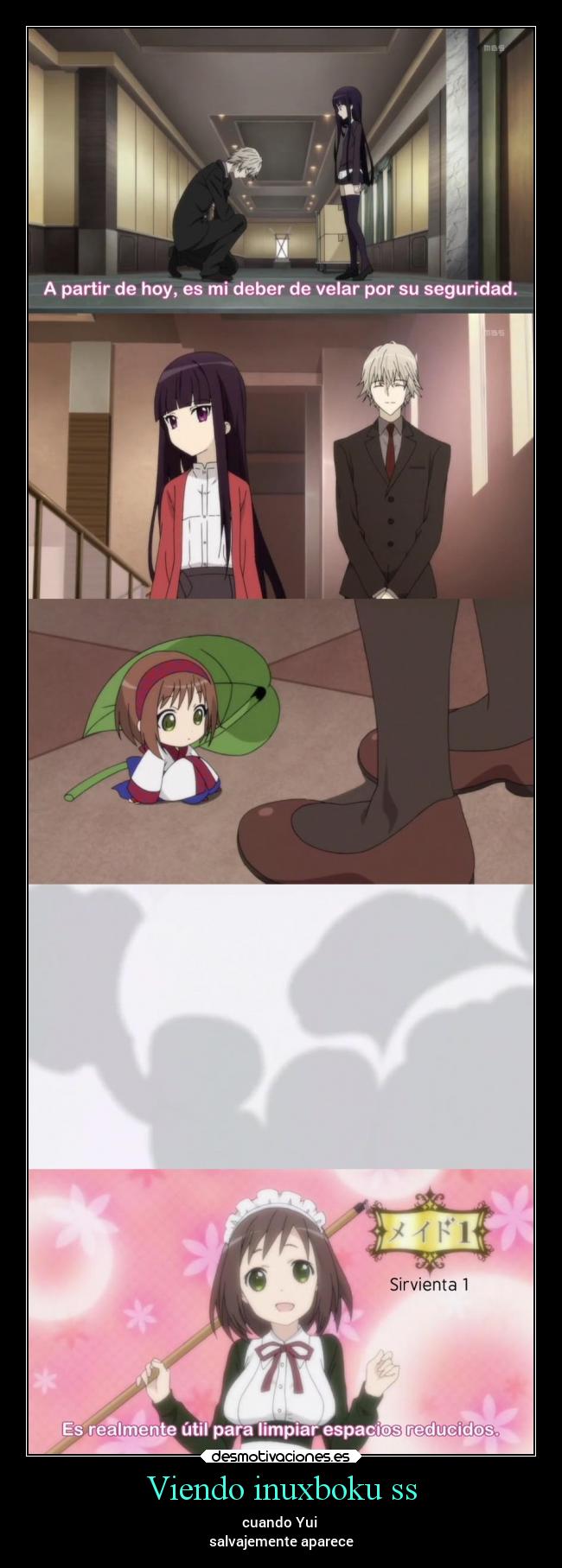 Viendo inuxboku ss - cuando Yui
salvajemente aparece