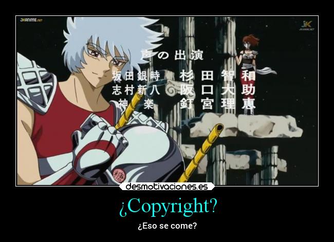 ¿Copyright? -