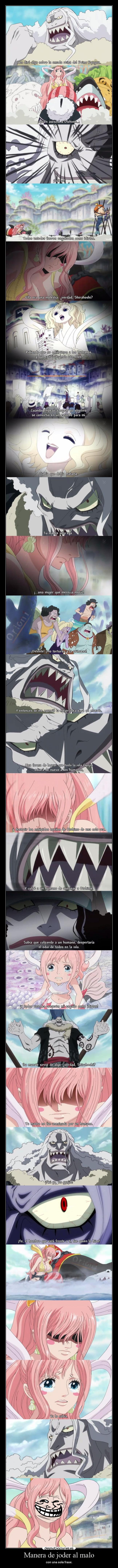 carteles anime humor vida raptorhunters harukaze manga onepiece one piece epicanime shirahoshi troll orion1 desmotivaciones