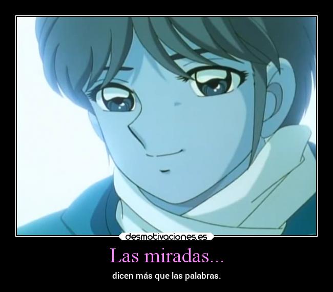 carteles anime kotaro takamiya btx miradas palabras desmotivaciones