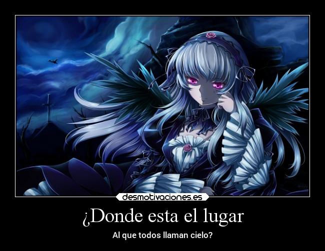 carteles anime manga rozen maiden suigintou paraiso victorvandort desmotivaciones