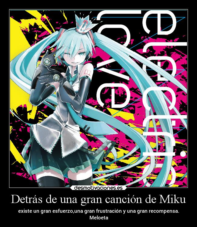 Detrás de una gran canción de Miku - 