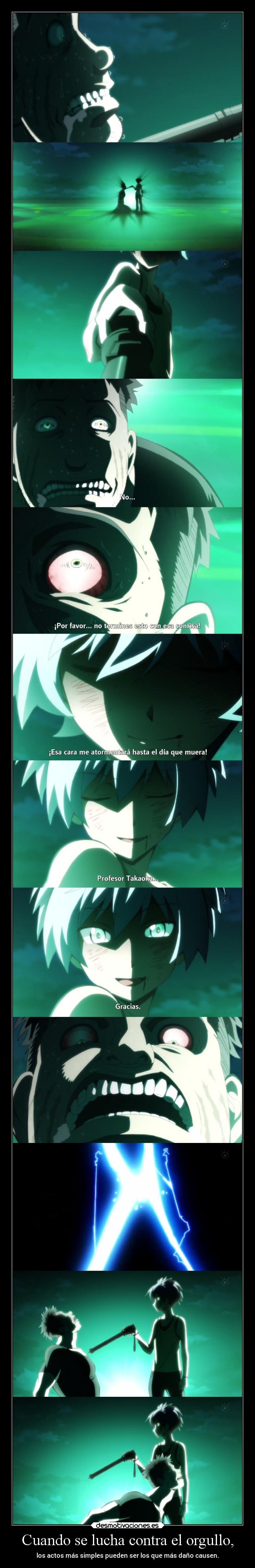 Cuando se lucha contra el orgullo, - 