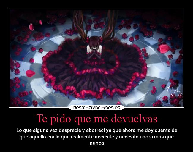 carteles anime vocaloid zatsune pokedarkc negro rojo devolver necesito desprecie aborreci pido ahora realmen desmotivaciones