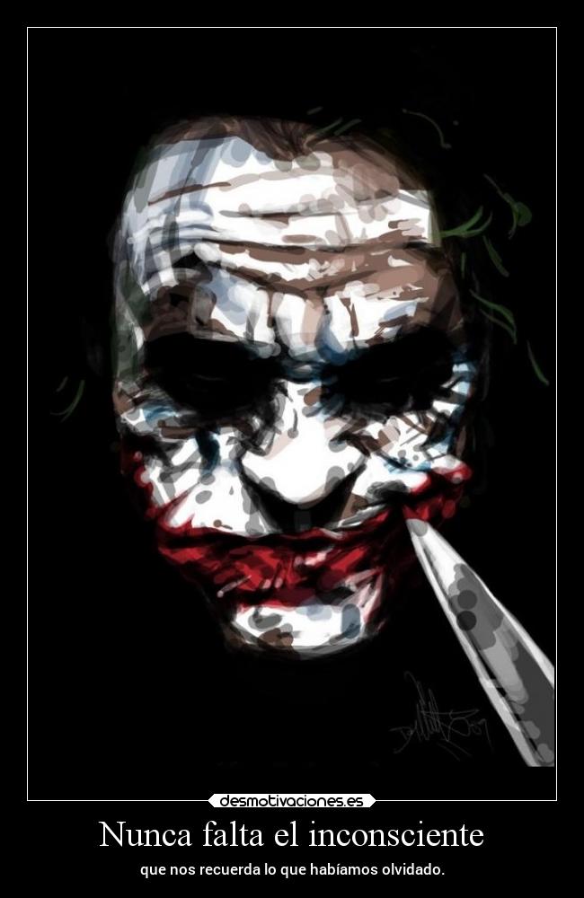 carteles arte alternativo argentina joker guason turro inconsiente cuchillo clanclow desmotivaciones