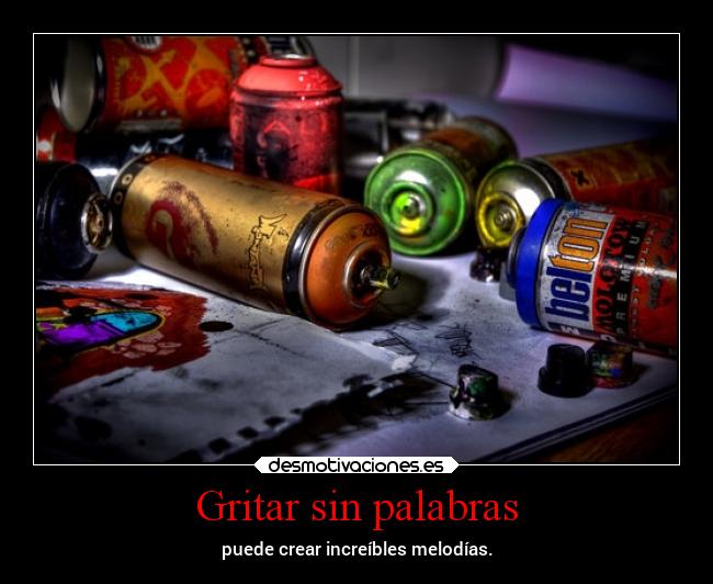 Gritar sin palabras - 