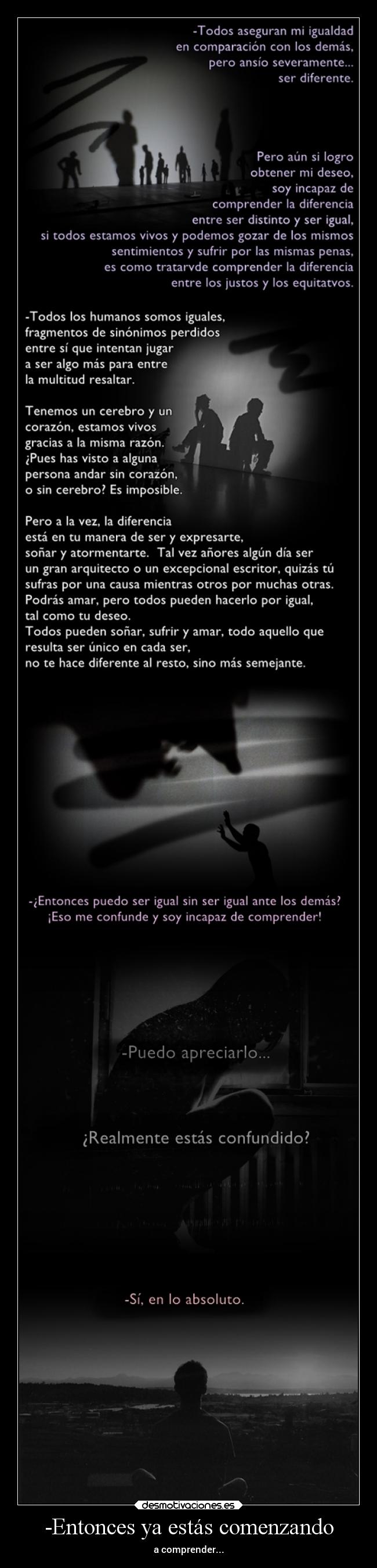 -Entonces ya estás comenzando - 