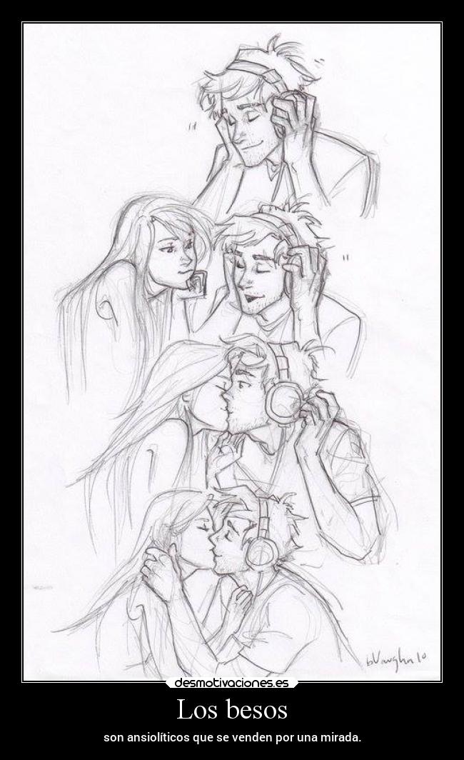 Los besos -