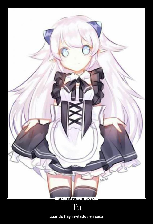 carteles casa anime elsword maid invitados desmotivaciones