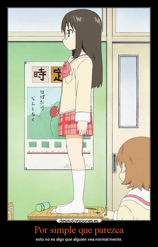 Por simple que parezca -