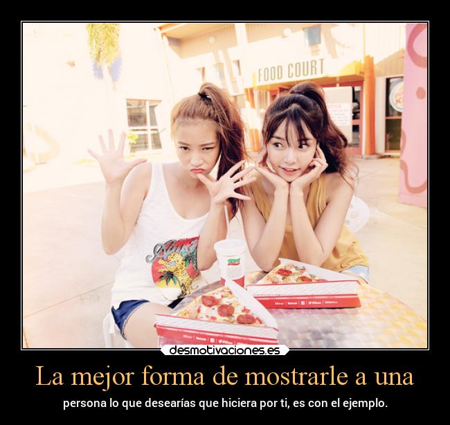 La mejor forma de mostrarle a una -