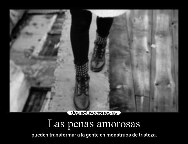 Las penas amorosas -
