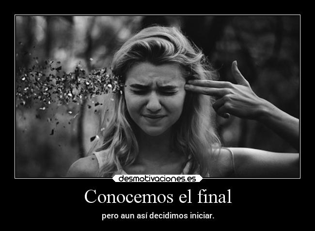 Conocemos el final - 