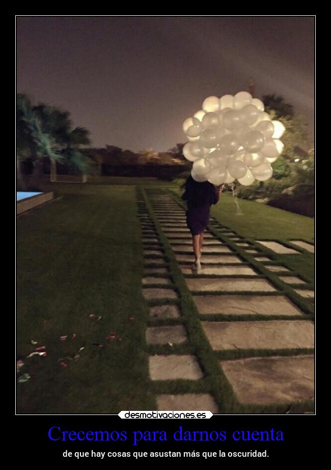 Crecemos para darnos cuenta - 