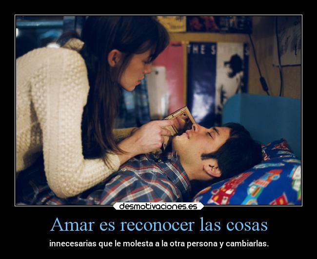 Amar es reconocer las cosas - 