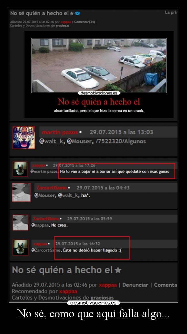 No sé, como que aquí falla algo... -