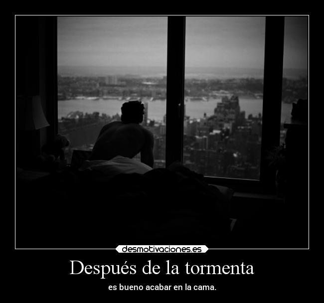 Después de la tormenta -