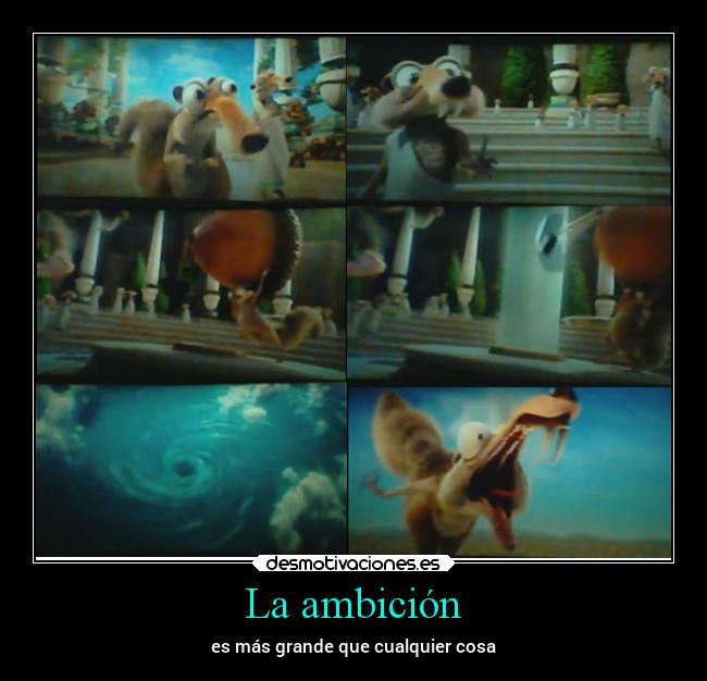 carteles dolor ambicion era del hielo desmotivaciones