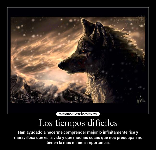 Los tiempos difíciles -
