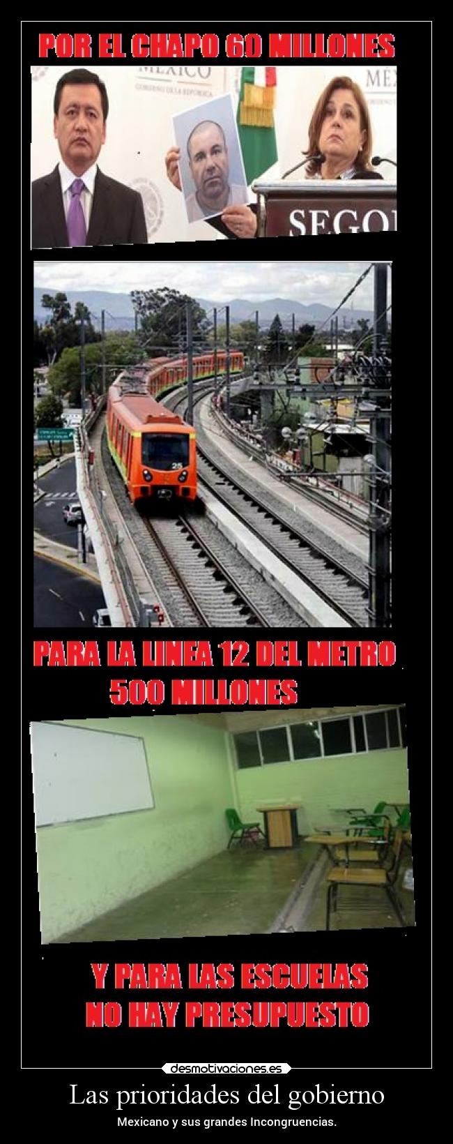 Las prioridades del gobierno - Mexicano y sus grandes Incongruencias.