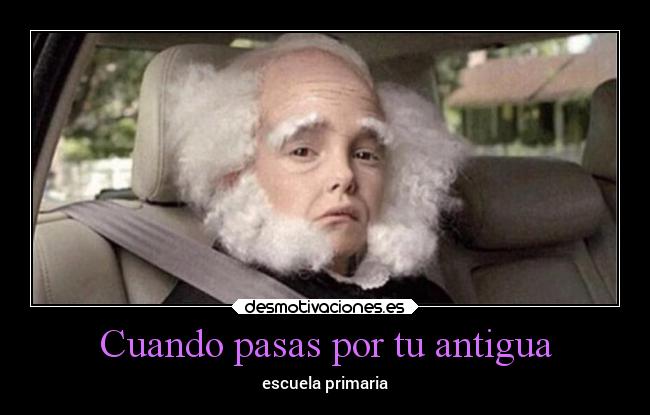 carteles escuela graciosas sentirse viejo primaria vieja desmotivaciones