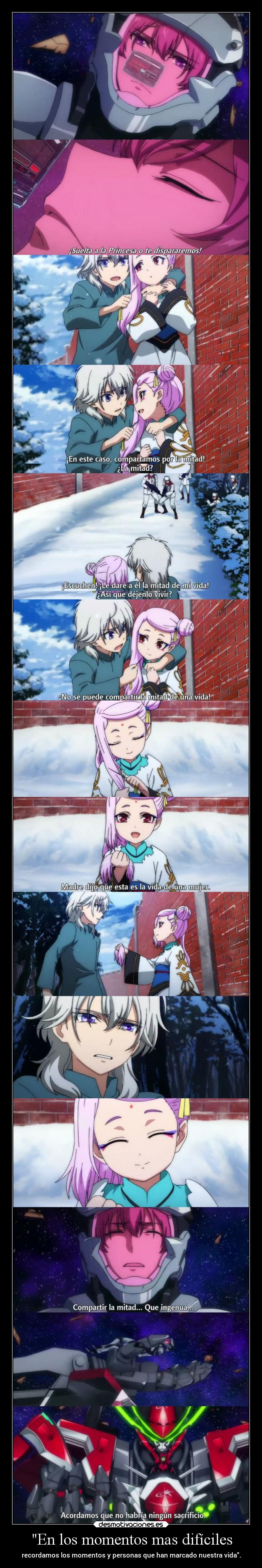 carteles felicidad alegria anime momento dificil riesgo sufrir recordar persona marcar raptorhunters desmotivaciones