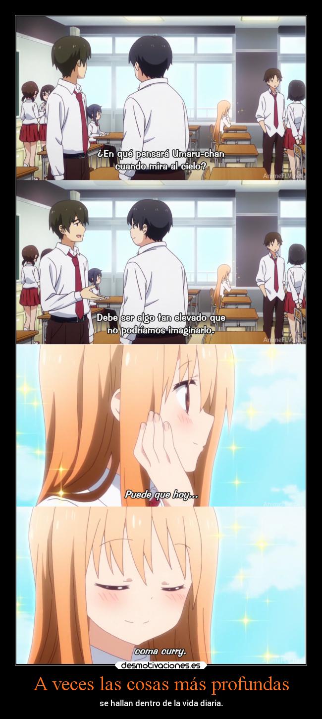 A veces las cosas más profundas - 