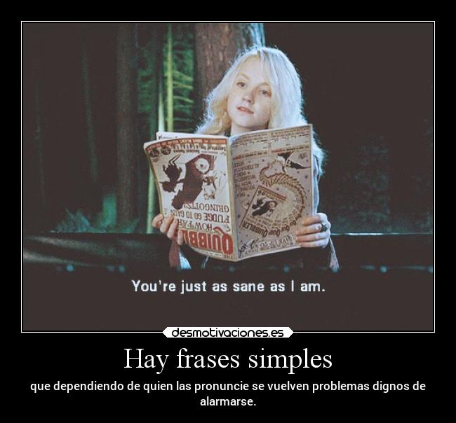 Hay frases simples -