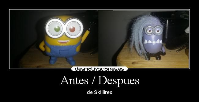 Antes / Despues - de Skillirex