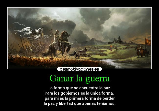 Ganar la guerra - 