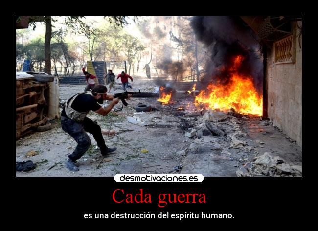 Cada guerra -