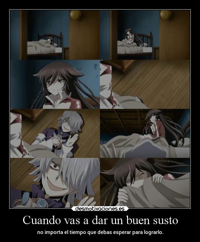 Cuando vas a dar un buen susto -