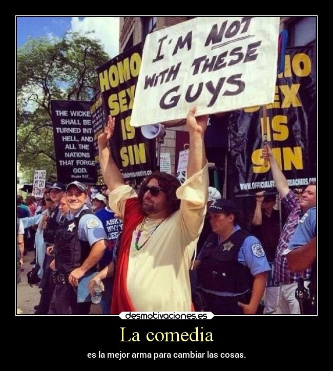 carteles humor comedia jesus jesucristo lgbt gay homosexual homofobia desmotivaciones