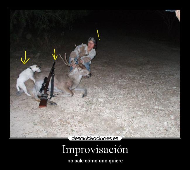 Improvisación - no sale cómo uno quiere