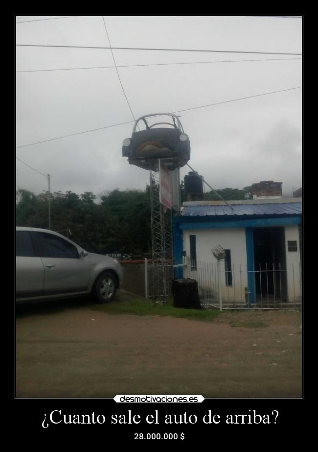 ¿Cuanto sale el auto de arriba? - 28.000.000 $