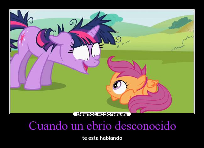 Cuando un ebrio desconocido - 