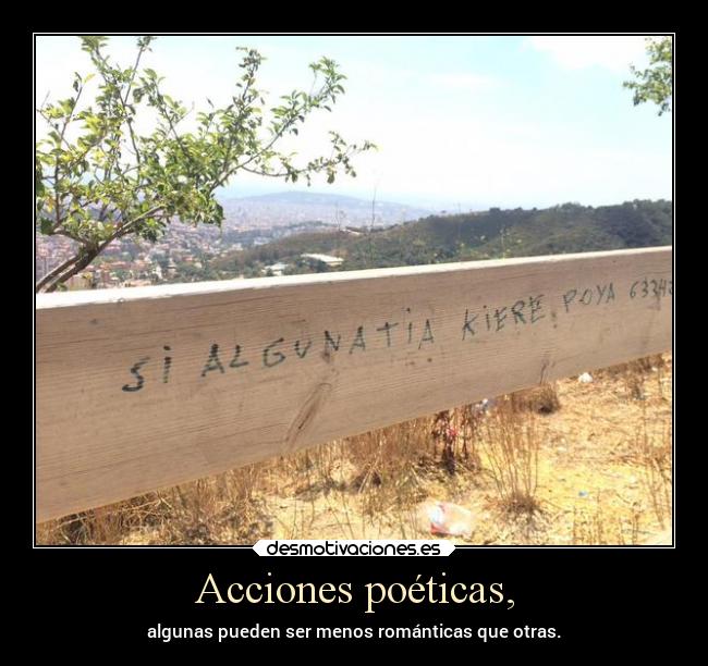 Acciones poéticas, -