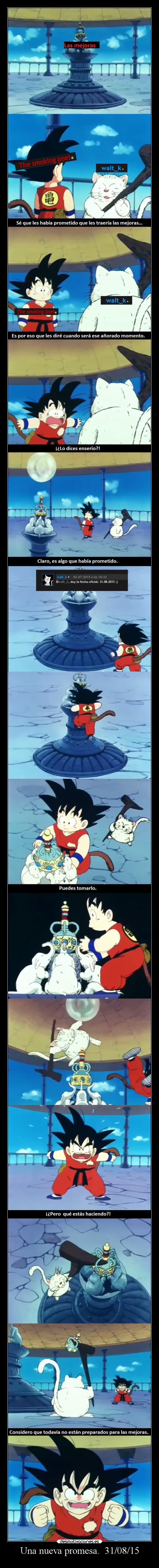 Una nueva promesa. 31/08/15 -