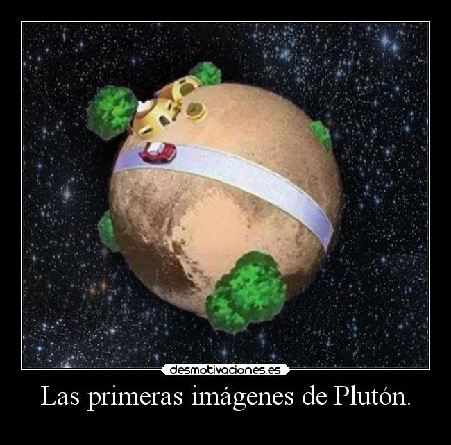Las primeras imágenes de Plutón. -
