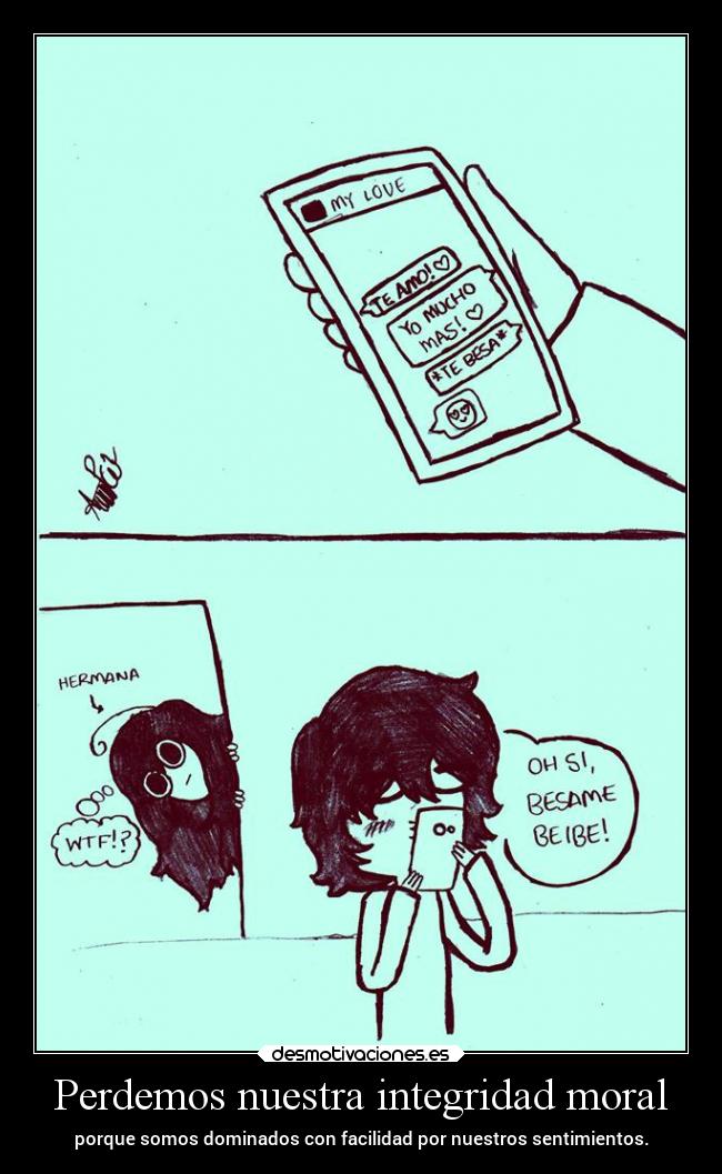 Perdemos nuestra integridad moral -