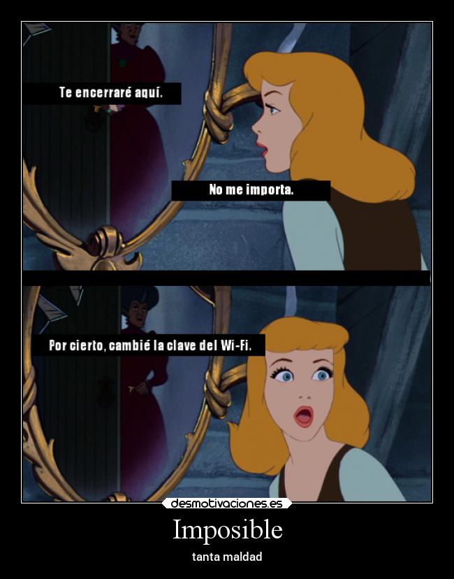 carteles imposible enfados enemigo soledad tristeza internet desmotivaciones